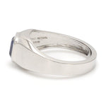 Load image into Gallery viewer, 1 Carat Approx  Blue Sapphire Platinum Ring JL PT 1218
