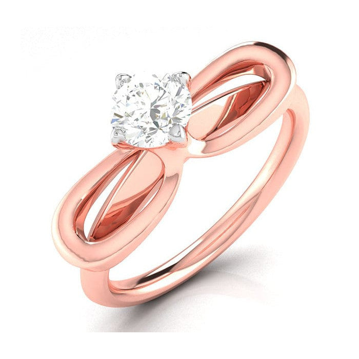 1.50-Carat Lab Grown Solitaire 18K Rose Gold Ring JL AU LG G-112R-D   Jewelove.US