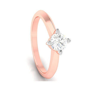 2-Carat Lab Grown Diamond Solitaire 18K Rose Gold Ring JL AU LG G-121R-F   Jewelove.US