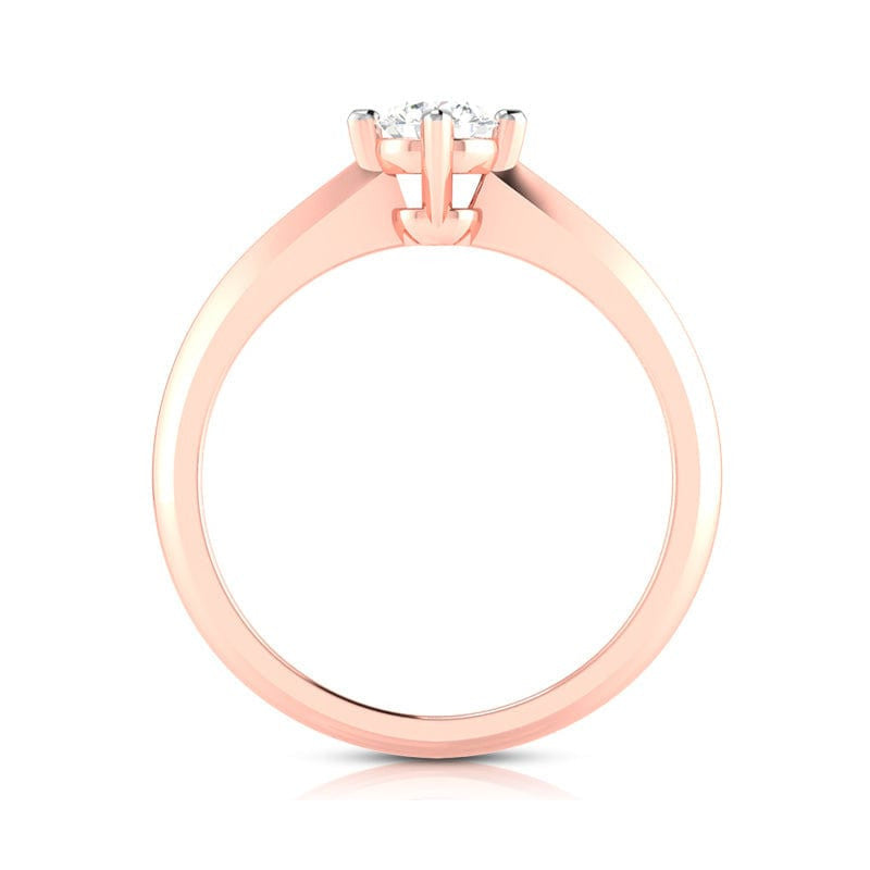 2-Carat Lab Grown Diamond Solitaire 18K Rose Gold Ring JL AU LG G-121R-F   Jewelove.US