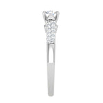 Load image into Gallery viewer, 1-Carat Solitaire Diamond Split Shank Platinum Ring JL PT WB5582E-C
