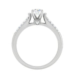 Load image into Gallery viewer, 70-Pointer Solitaire Diamond Split Shank Platinum Ring JL PT WB5582E-B
