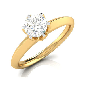 1-Carat Solitaire Yellow Gold Ring JL AU G 106Y-C