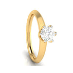 Load image into Gallery viewer, 1.50-Carat Lab Grown Solitaire Yellow Gold Ring JL AU LG G 106Y-D
