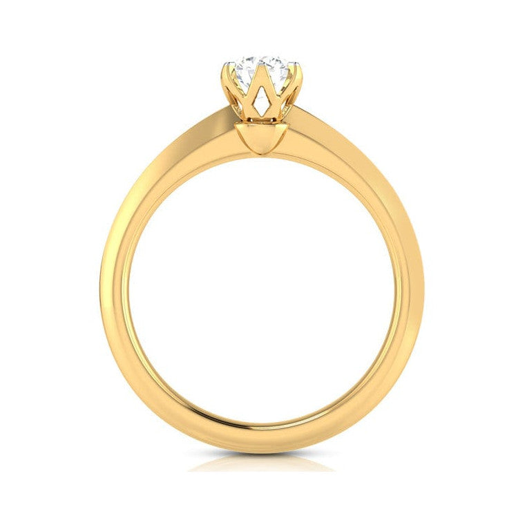 1-Carat Solitaire Yellow Gold Ring JL AU G 106Y-C