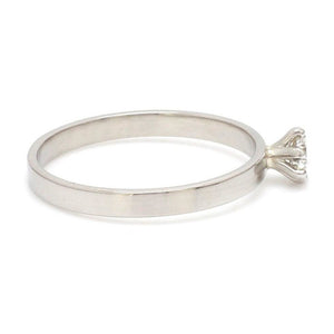 15 Pointer Classic 6 Prong Platinum Ring SKU 0012-A