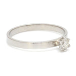 Load image into Gallery viewer, 15 Pointer Classic 6 Prong Platinum Ring SKU 0012-A
