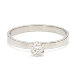 Load image into Gallery viewer, 15 Pointer Classic 6 Prong Platinum Ring SKU 0012-A
