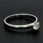 Load image into Gallery viewer, 15 Pointer Classic 6 Prong Platinum Ring SKU 0012-A
