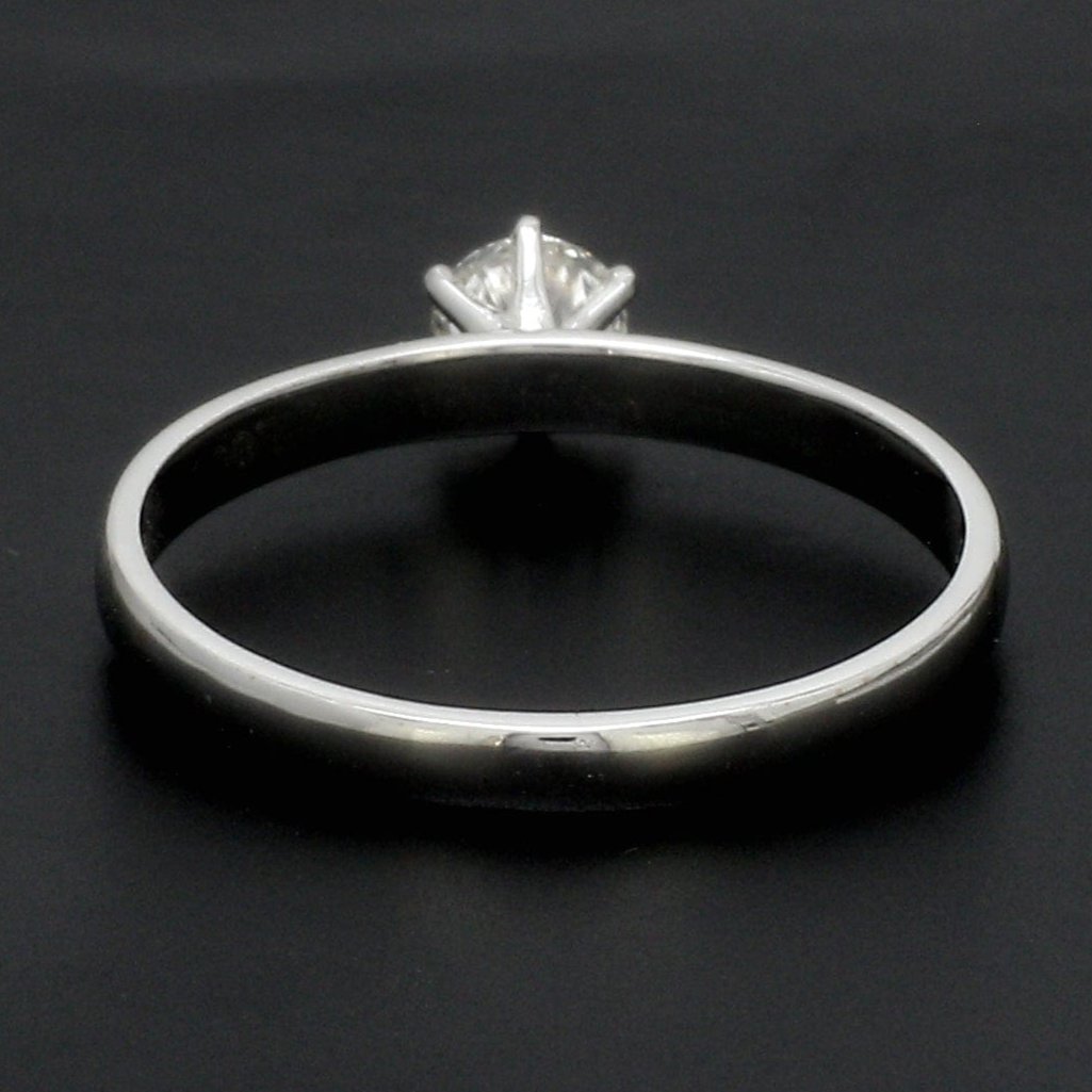 15 Pointer Classic 6 Prong Platinum Ring SKU 0012-A