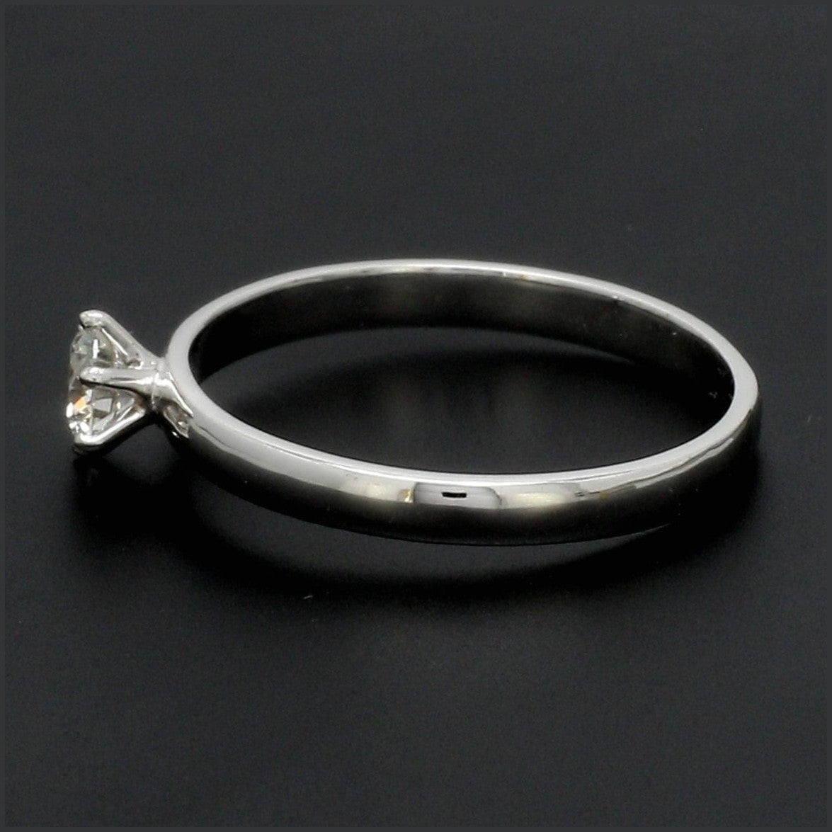 15 Pointer Classic 6 Prong Platinum Ring SKU 0012-A