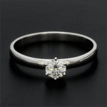 Load image into Gallery viewer, 15 Pointer Classic 6 Prong Platinum Ring SKU 0012-A
