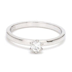 Load image into Gallery viewer, 15 Pointer Classic 6 Prong Platinum Ring SKU 0012-A
