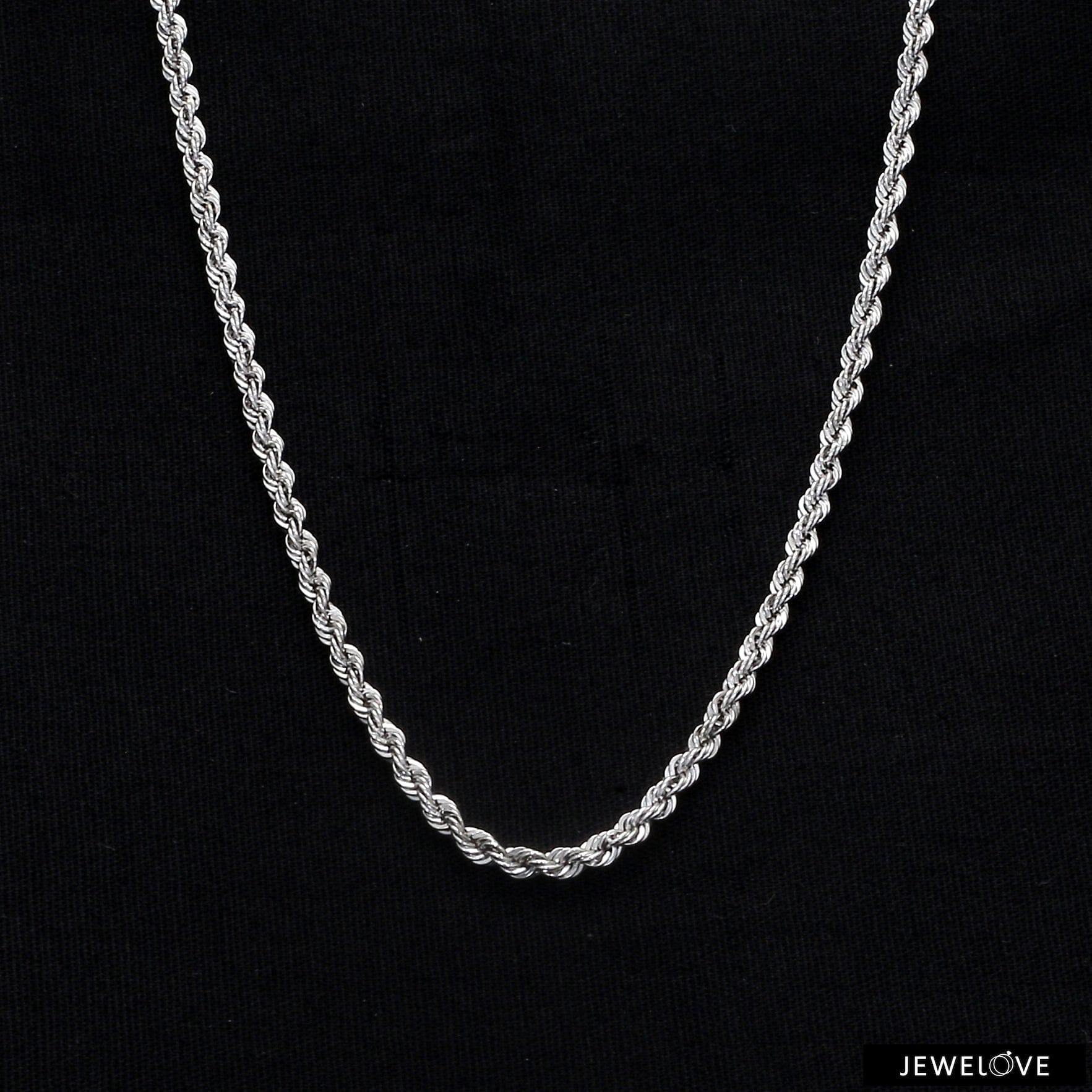 2.5mm Cordell Platinum Rope Chain JL PT CH 903-F