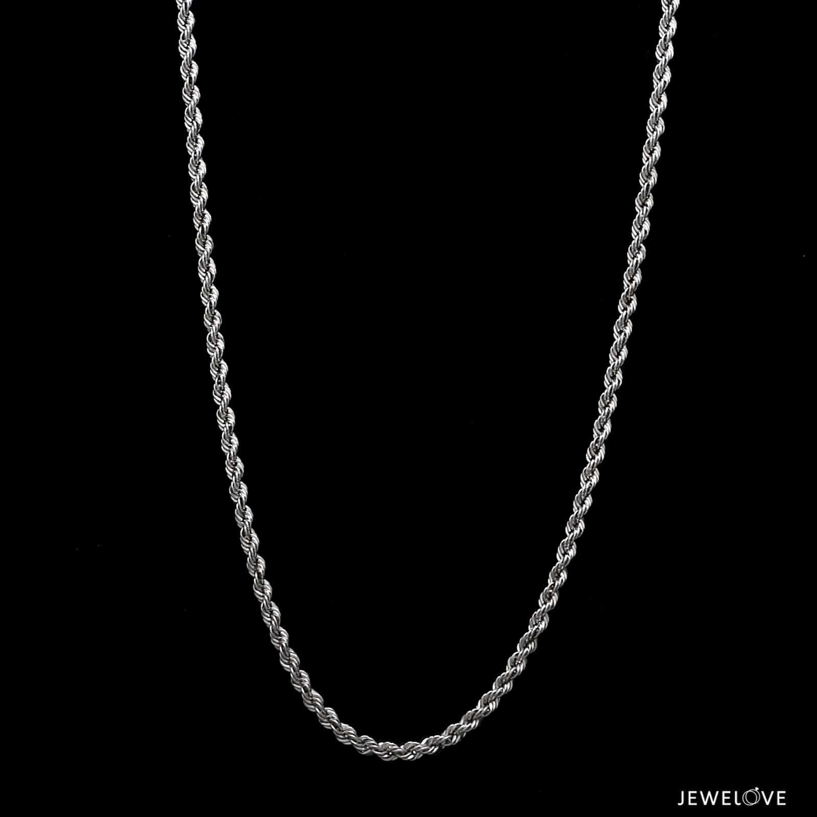 2.5mm Cordell Platinum Rope Chain JL PT CH 903-F