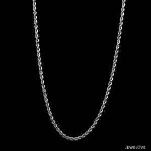 2.5mm Cordell Platinum Rope Chain JL PT CH 903-F