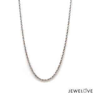 2.5mm Cordell Platinum Rope Chain JL PT CH 903-F