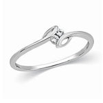 Load image into Gallery viewer, 2 Diamond Platinum Ring for Girls JL PT 301
