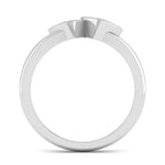 Load image into Gallery viewer, 2 Hearts Plain Platinum Ring for Women JL PT 550
