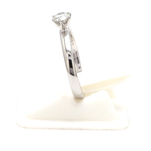 20-Pointer Classic 6 Prong Solitaire Ring made in Platinum SKU 0012-A