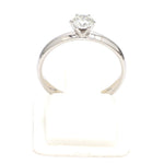 Load image into Gallery viewer, 20-Pointer Classic 6 Prong Solitaire Ring made in Platinum SKU 0012-A
