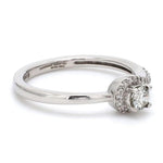 Load image into Gallery viewer, 20-Pointer Designer Curvy Solitaire Platinum Ring for Women JL PT 576
