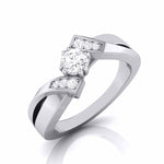 Load image into Gallery viewer, 1-Carat Designer Platinum Diamond Engagement Ring JL PT G 104-D   Jewelove.US
