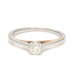 Load image into Gallery viewer, 23 Pointer Solitaire Platinum Rose Gold Ring for Women JL PT 1151
