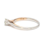 Load image into Gallery viewer, 23 Pointer Solitaire Platinum Rose Gold Ring for Women JL PT 1151
