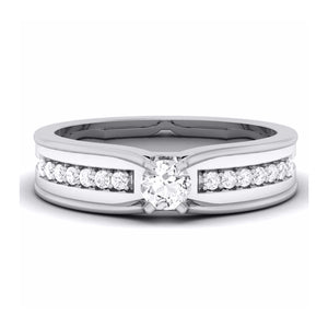 25-Pointer Designer Platinum Ring for Men JL PT 5856