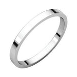 Load image into Gallery viewer, 2mm Flat Platinum Wedding Ring JL PT 222-Flat
