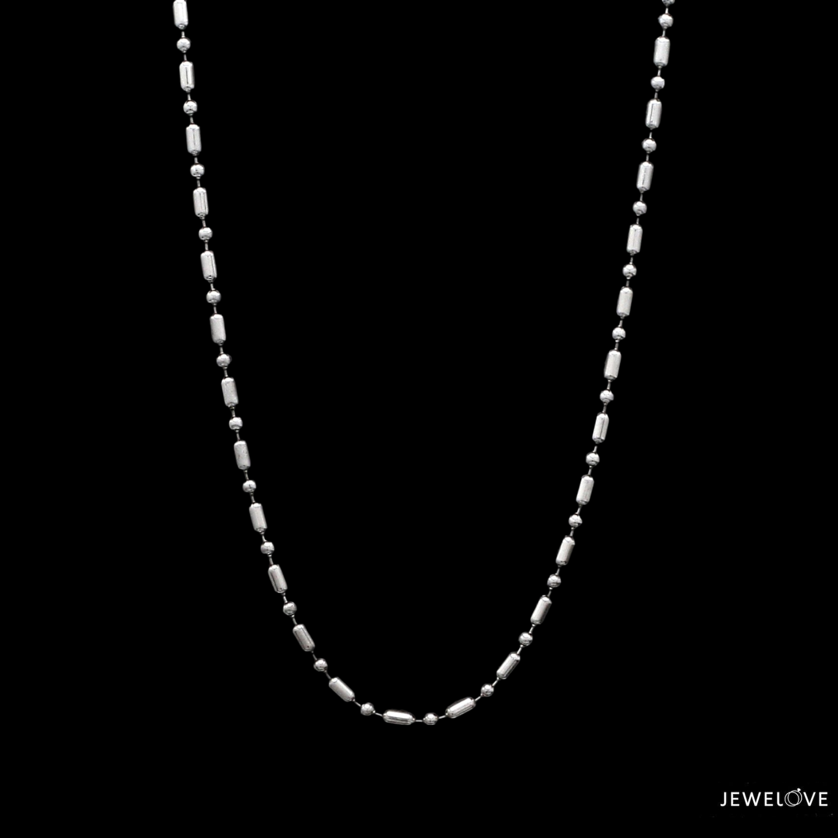 2mm Platinum 3D Chain for Men JL PT CH 1226