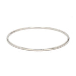 Load image into Gallery viewer, 2mm Hollow Platinum Bangle Lightweight for Women JL PTB 1101
