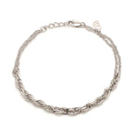 Load image into Gallery viewer, 3.5 mm Japanese Platinum Bracelet for Women JL PTB 1159
