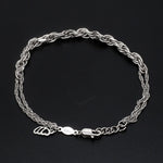 Load image into Gallery viewer, 3.5 mm Japanese Platinum Bracelet for Women JL PTB 1159
