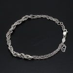 Load image into Gallery viewer, 3.5 mm Japanese Platinum Bracelet for Women JL PTB 1159
