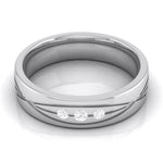 Load image into Gallery viewer, 3 Diamond Platinum Love Bands  JL PT R-8001
