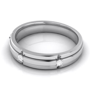 3 Diamond Platinum Love Bands JL PT R-8018