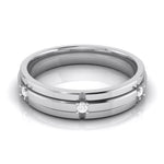 Load image into Gallery viewer, 3 Diamond Platinum Love Bands JL PT R-8018
