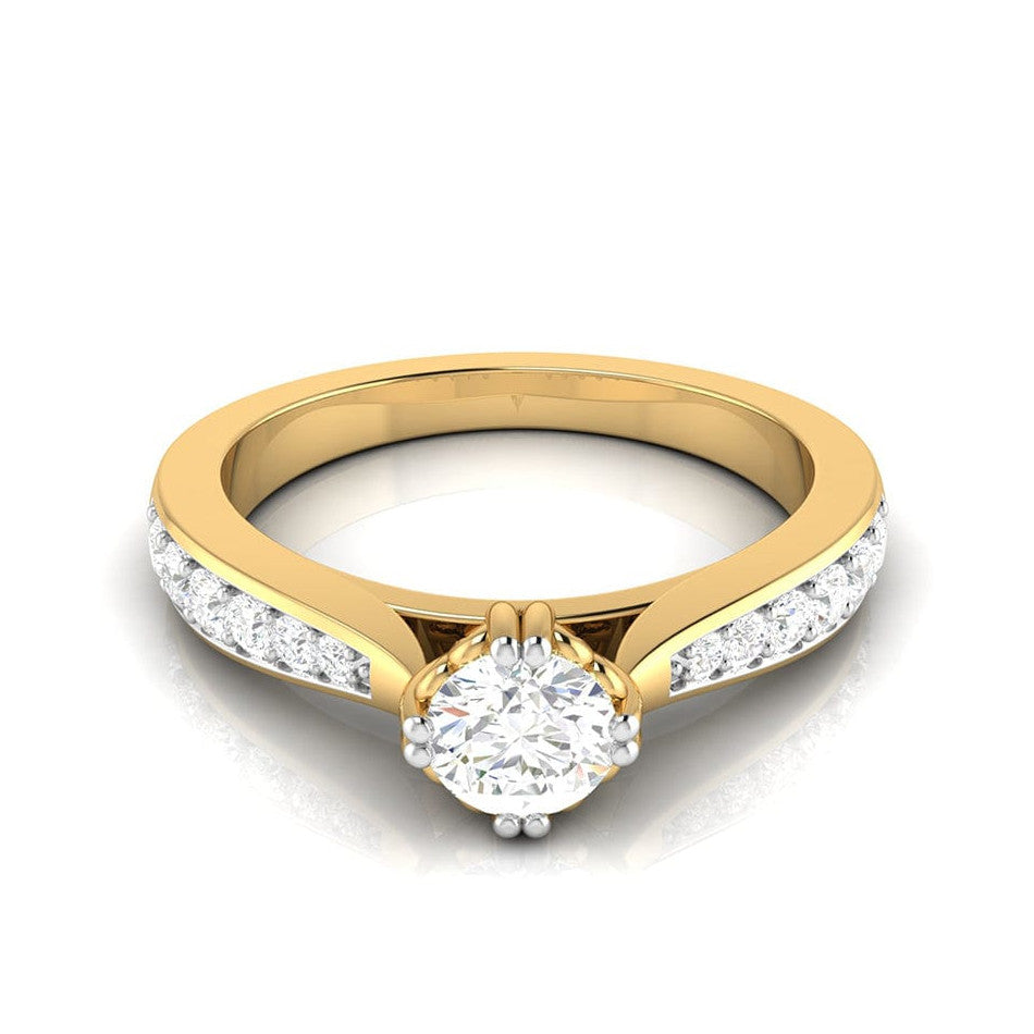 1.50-Carat Lab Grown Solitaire 18K Yellow Gold Ring JL AU LG G-107Y-D   Jewelove.US