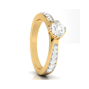 1.50-Carat Lab Grown Solitaire 18K Yellow Gold Ring JL AU LG G-107Y-D   Jewelove.US