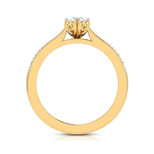 1.50-Carat Lab Grown Solitaire 18K Yellow Gold Ring JL AU LG G-107Y-D   Jewelove.US