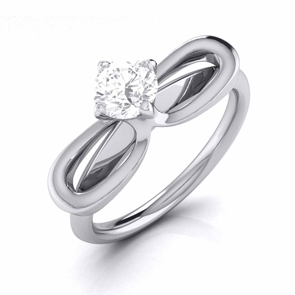 2-Carat Lab Grown Solitaire Platinum Engagement Ring for Women JL PT LG G-112-F   Jewelove.US