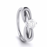 Load image into Gallery viewer, 50-Pointer Lab Grown Solitaire Platinum Engagement Ring for Women JL PT LG G-112-B   Jewelove.US
