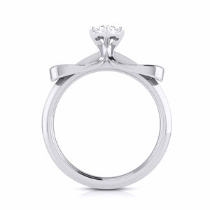 2-Carat Lab Grown Solitaire Platinum Engagement Ring for Women JL PT LG G-112-F   Jewelove.US