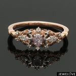 Load image into Gallery viewer, 30-Pointer Natural Fancy Pink Diamond 18K Rose Gold Ring JL AU 136R
