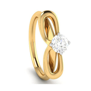 70-Pointer Solitaire 18K Yellow Gold Ring JL AU G 112Y-B   Jewelove.US