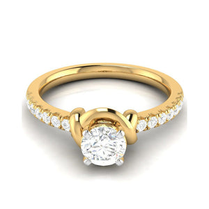 1.50-Carat Lab Grown Solitaire 18K Yellow Gold Ring JL AU LG G-113Y-D   Jewelove.US