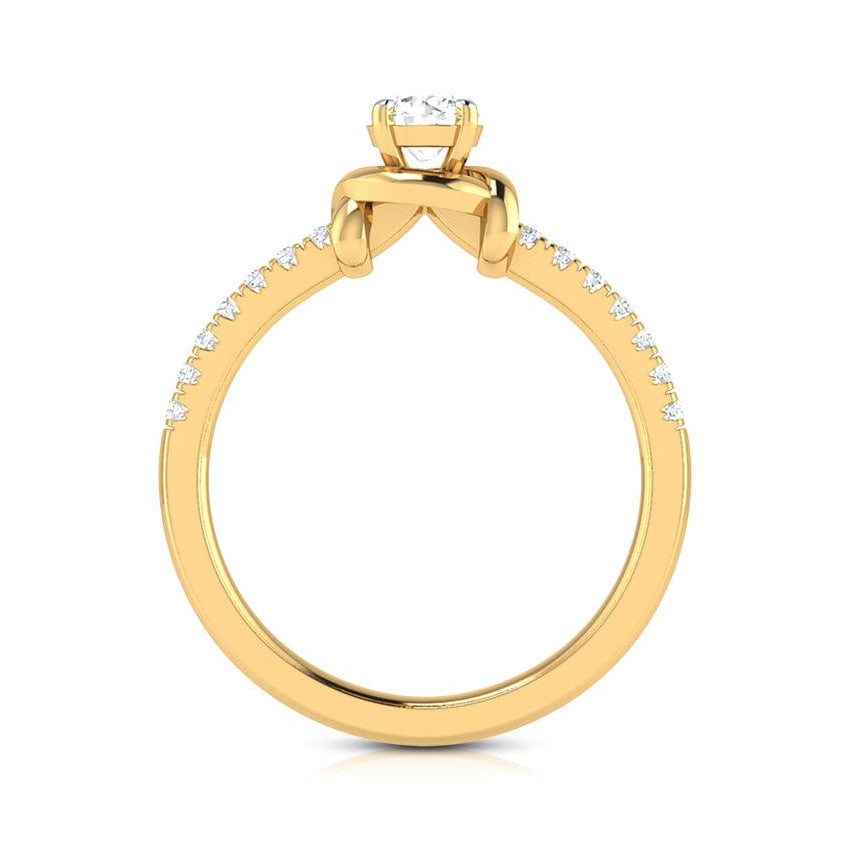 1.50-Carat Lab Grown Solitaire 18K Yellow Gold Ring JL AU LG G-113Y-D   Jewelove.US