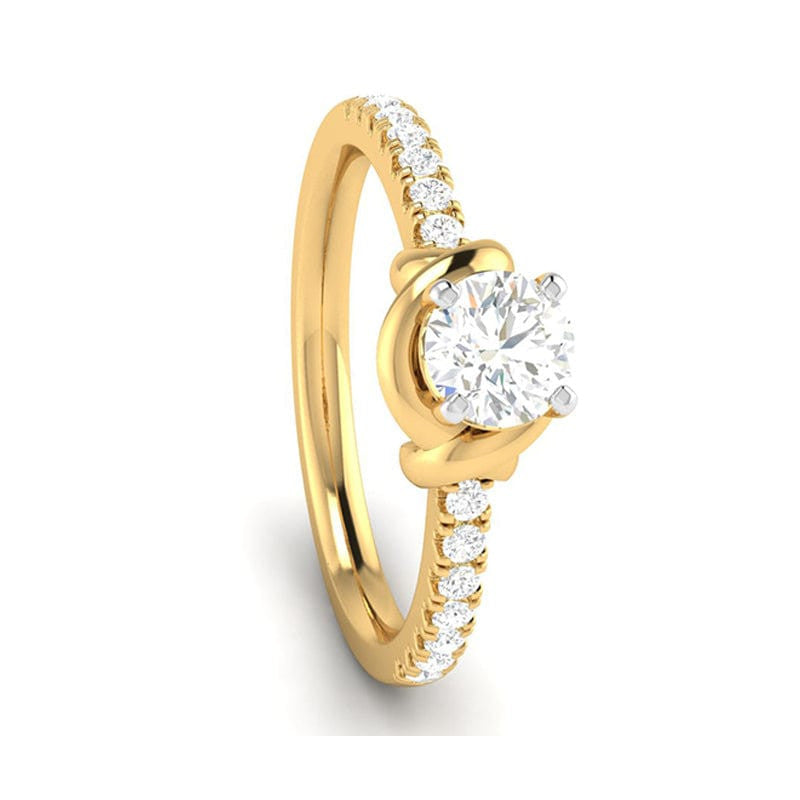 1.50-Carat Lab Grown Solitaire 18K Yellow Gold Ring JL AU LG G-113Y-D   Jewelove.US